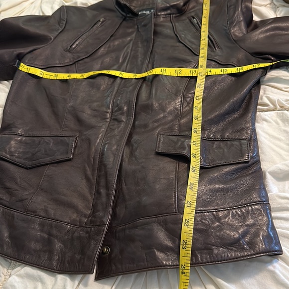 Black Rivet brown leather jacket M - Picture 11 of 15